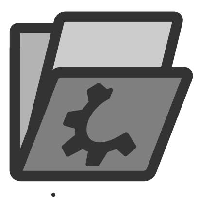 Download free grey red folder icon